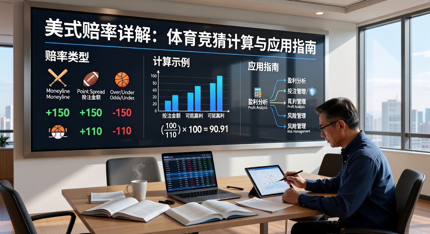 美式赔率 American Odds 详解：赛事竞猜必备